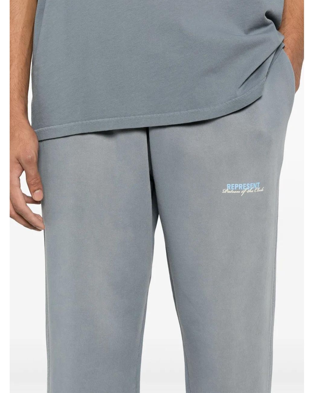 Represent Trainingsbroek Met Print in het Gray voor heren