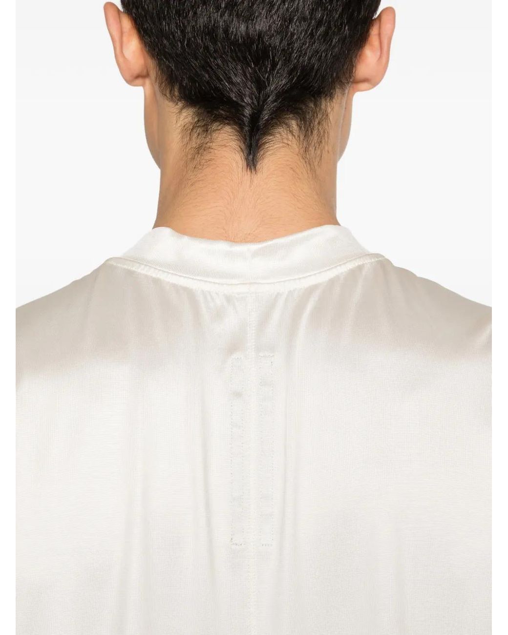 Rick Owens White Crew-Neck T-Shirt for men