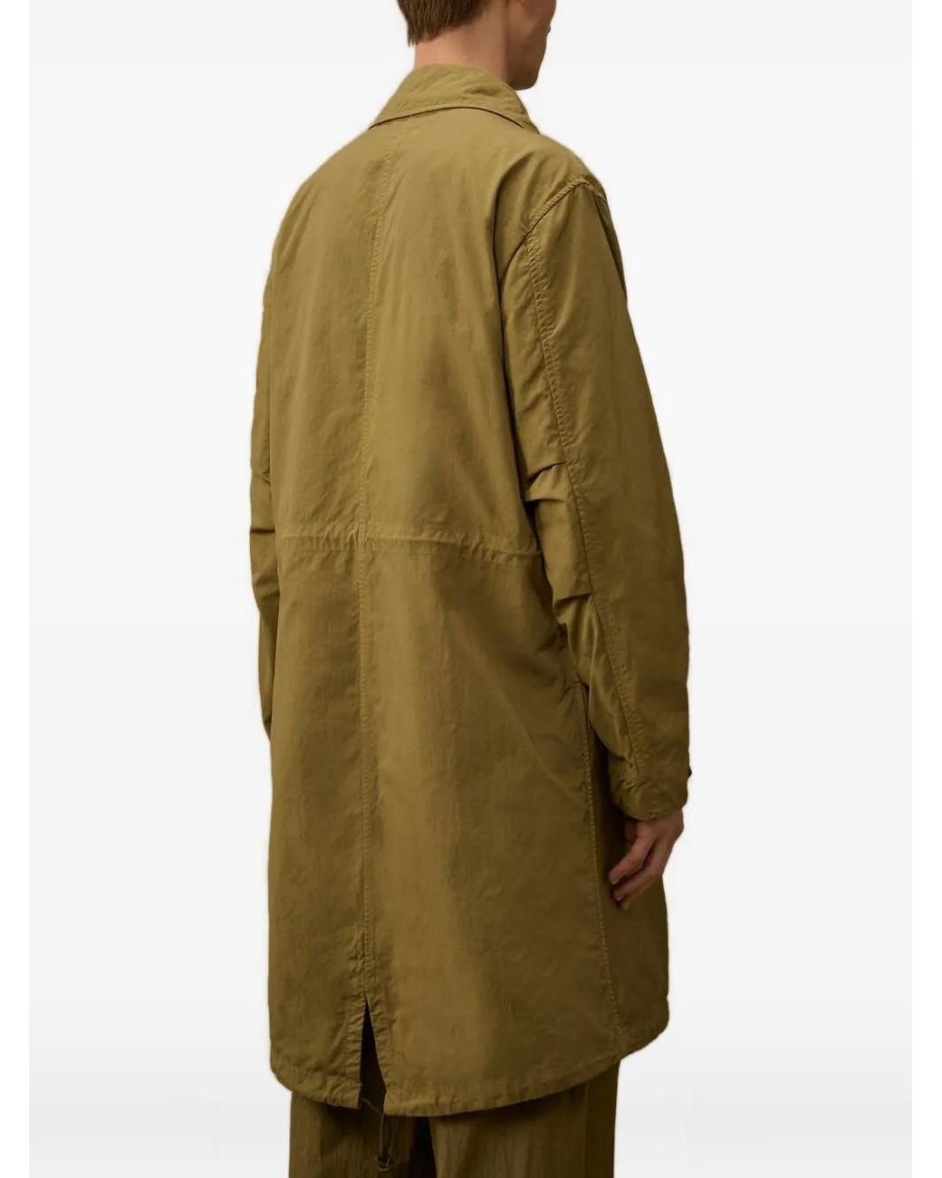 C P Company Green 'Lens' Coat for men