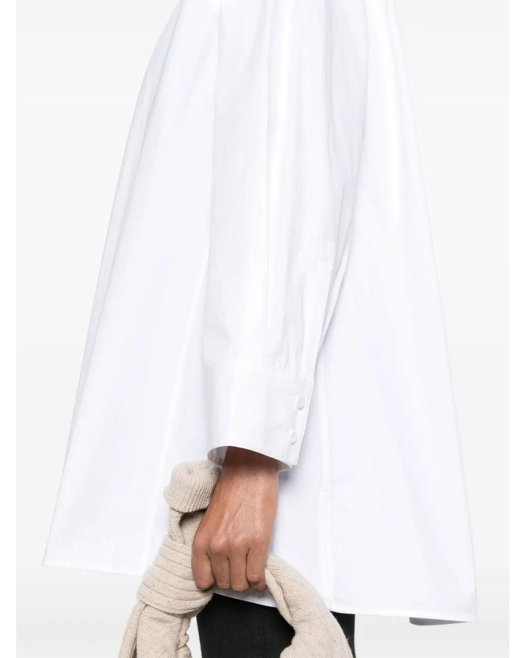 Jil Sander White Cotton Shirt