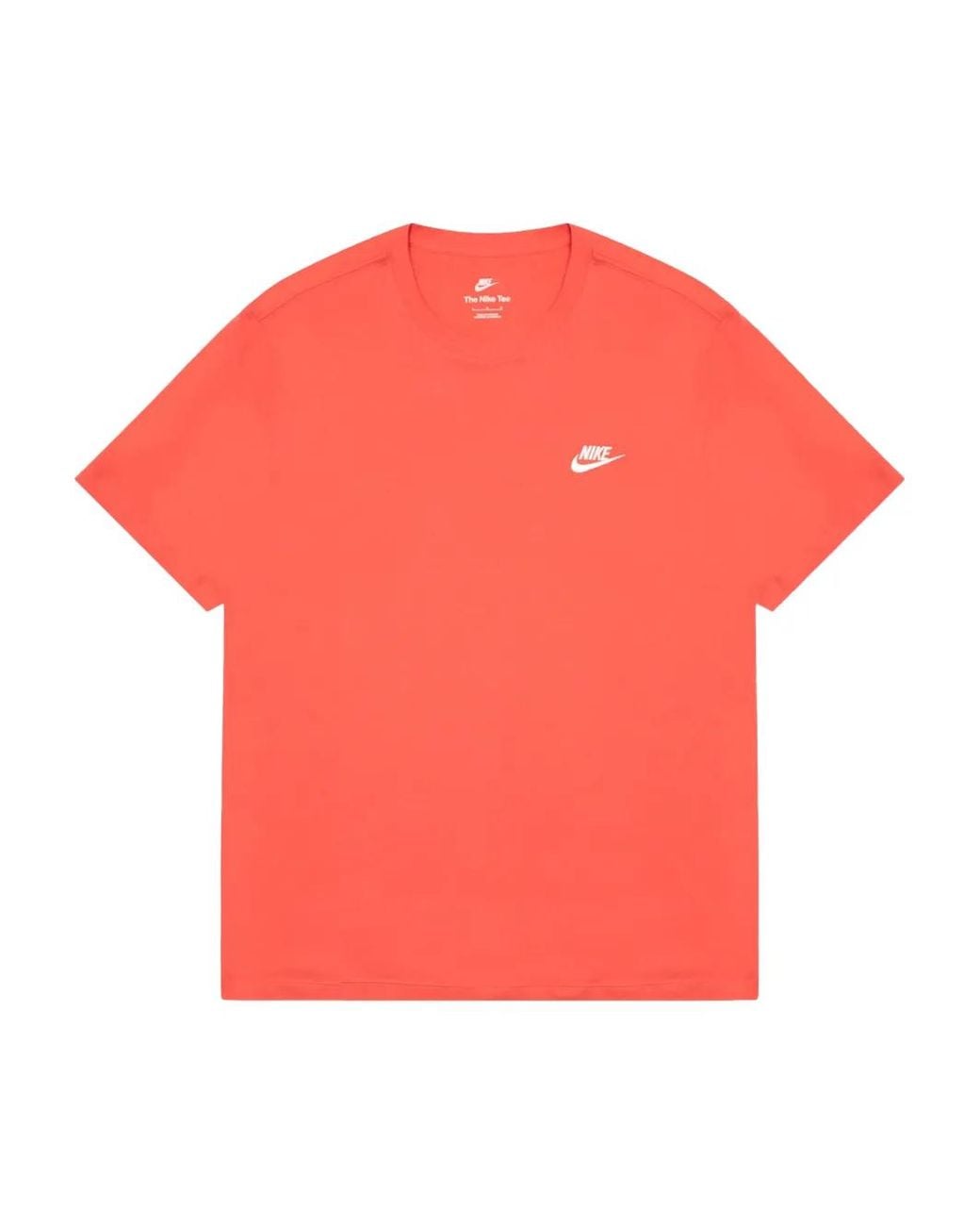 Nike Red Sportswear Club T-Shirt for men