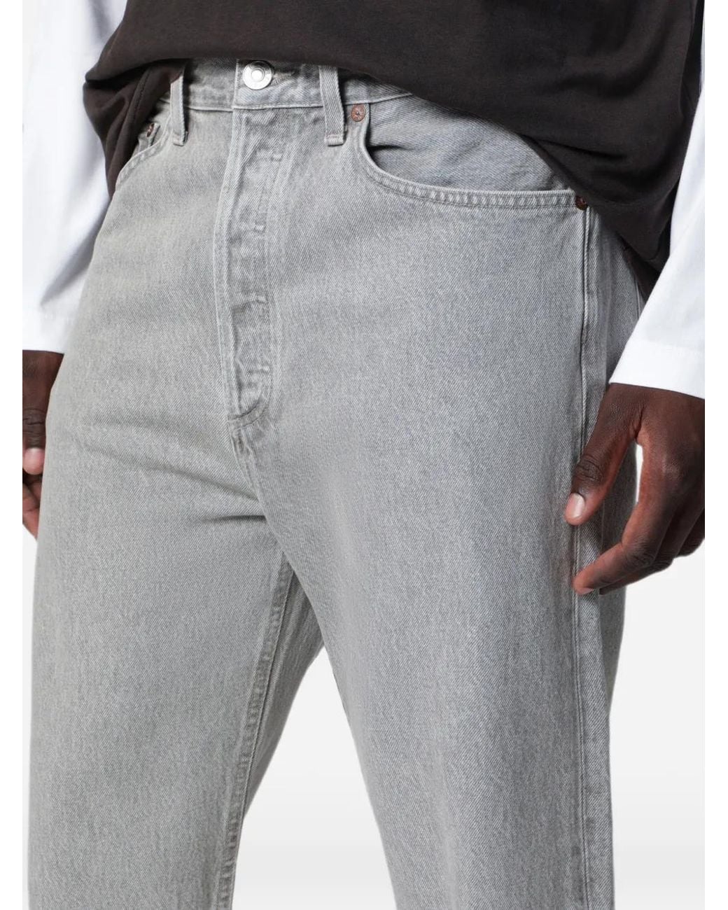 Vaqueros Rectos Agolde de hombre de color Gray