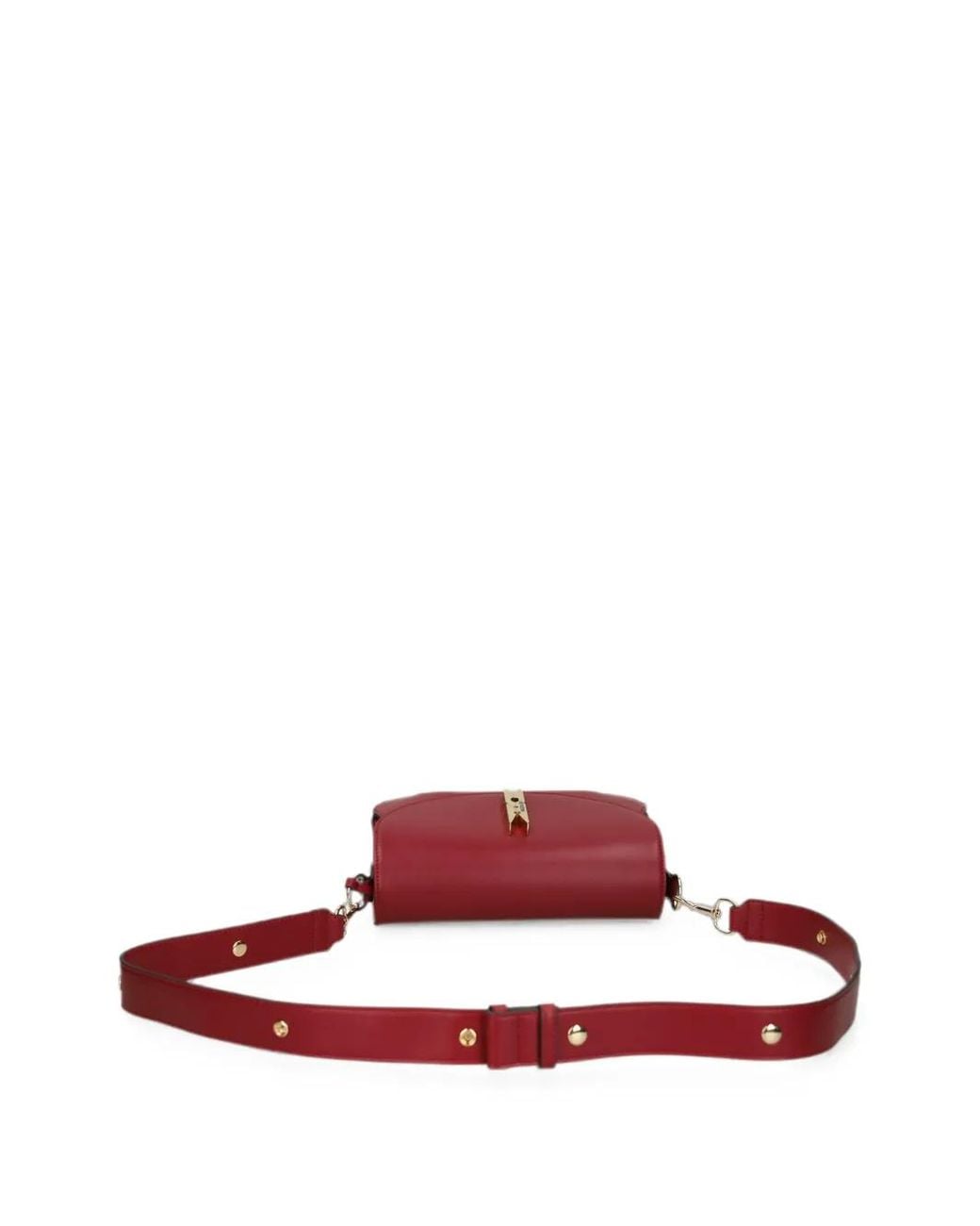 Love Moschino Red Clothespin-Detail Shoulder Bag