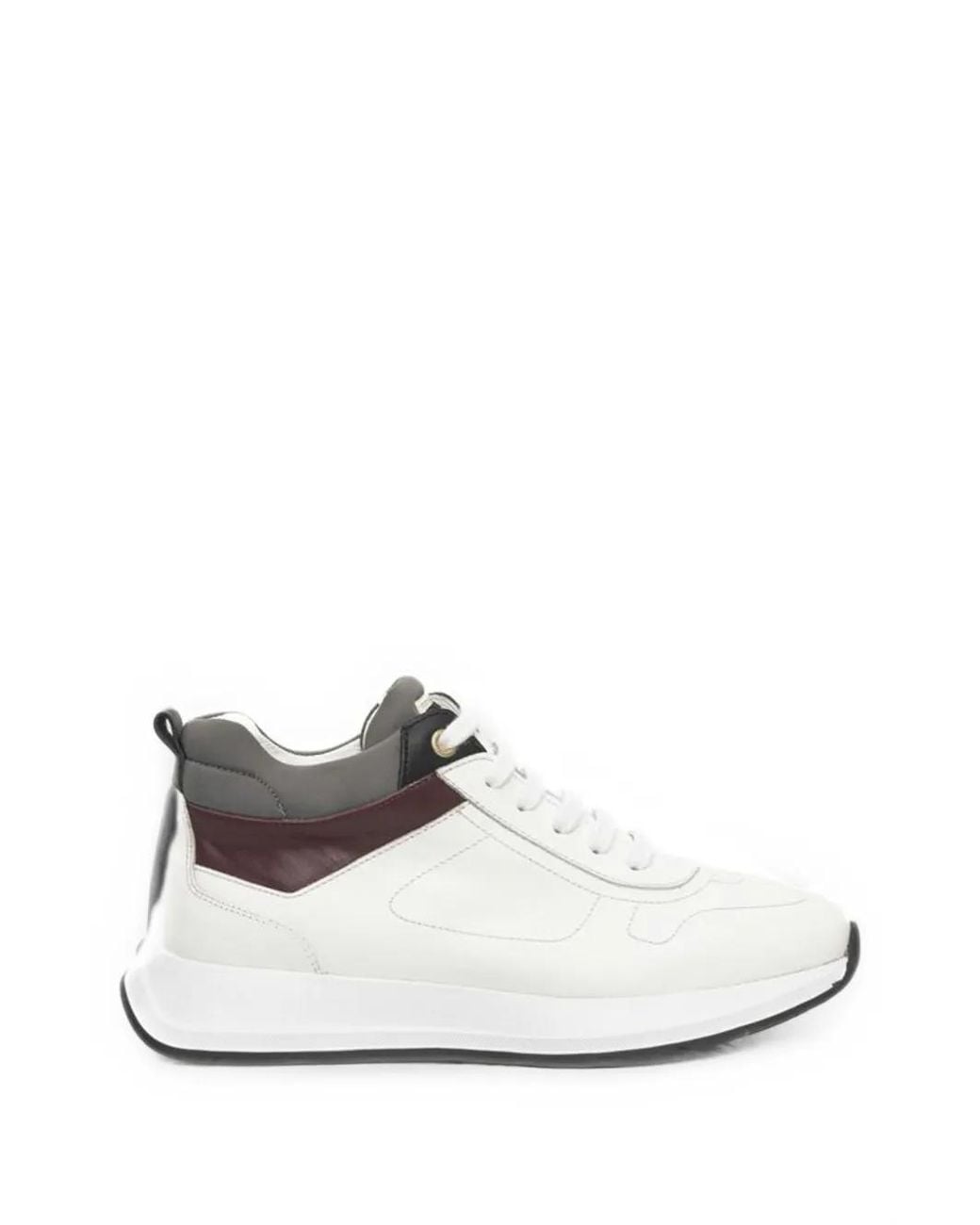 Cerruti 1881 White Leather Sneakers