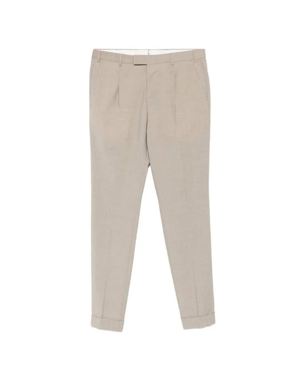 PT Torino Natural Tailored Trousers for men