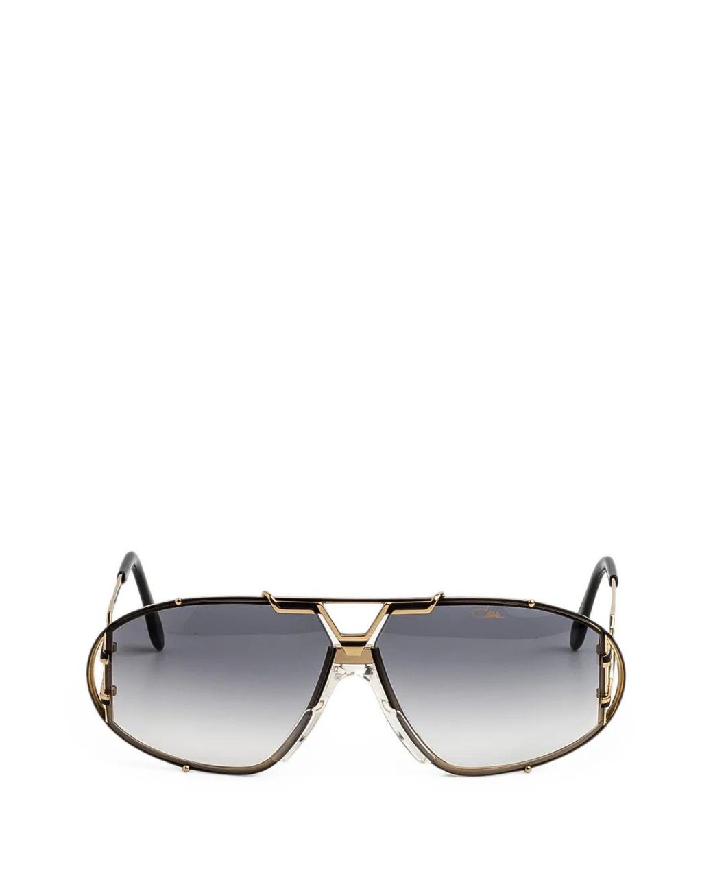 Cazal Gray Geometric-Frame Sunglasses