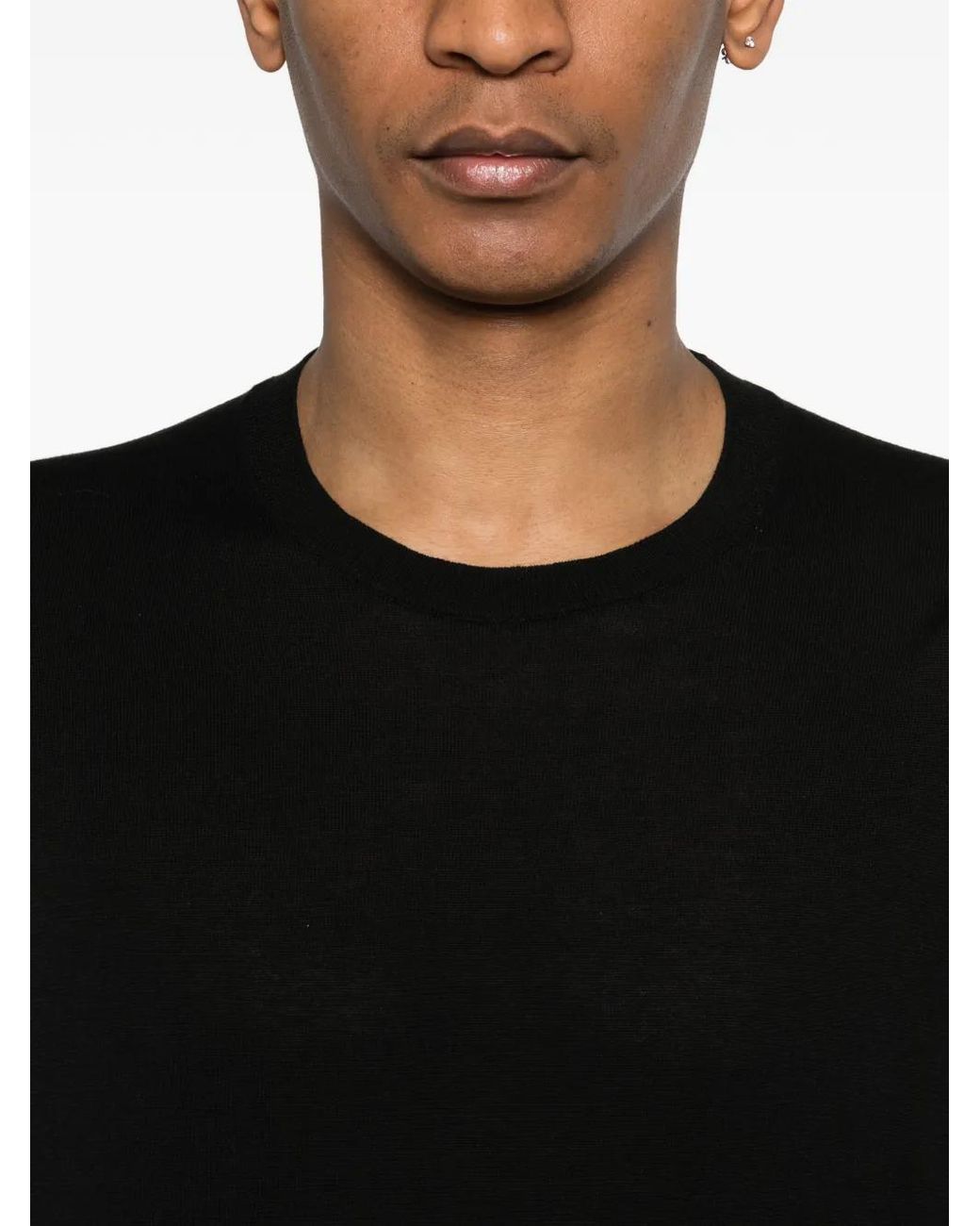 Pull À Col Rond Zanone pour homme en coloris Black