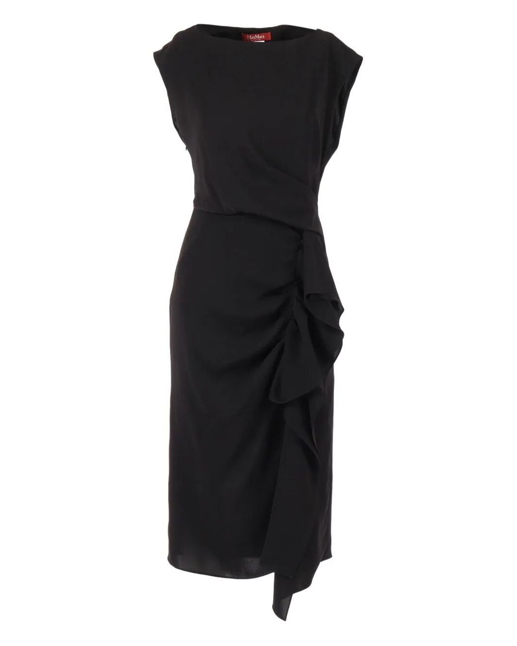 Max Mara Black Midi Dress