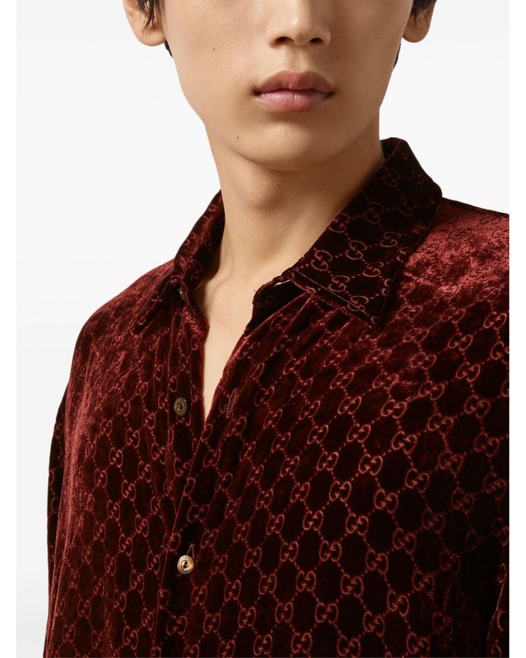 velvet gucci shirt