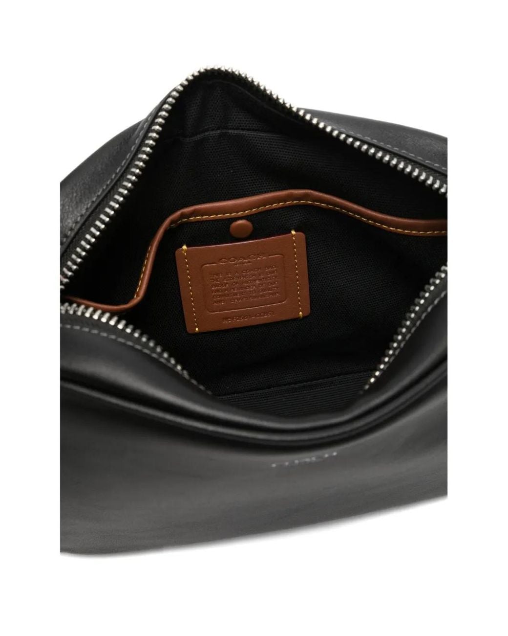 COACH Black Radio Camera Bag for men