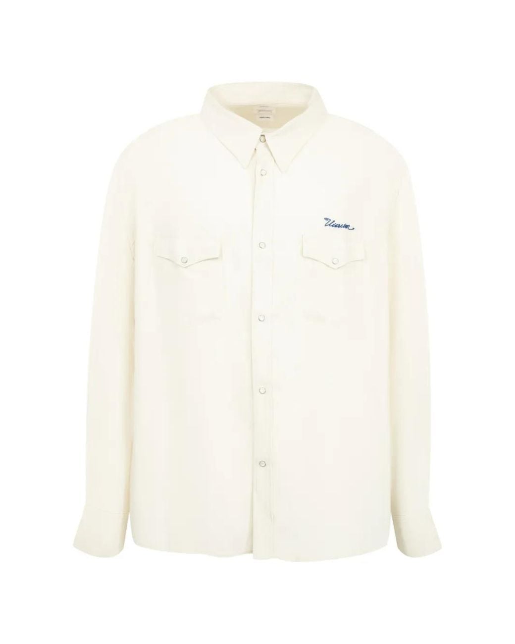 Visvim White Meridian Logo-Embroidered Shirt for men