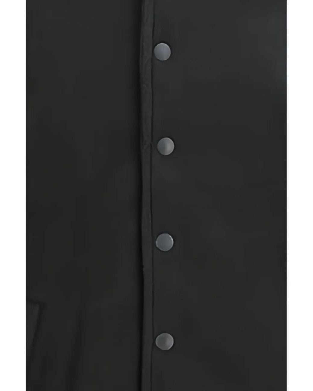 Gcds Black Varsity Lounge Logo-Patch Bomber Jacket for men