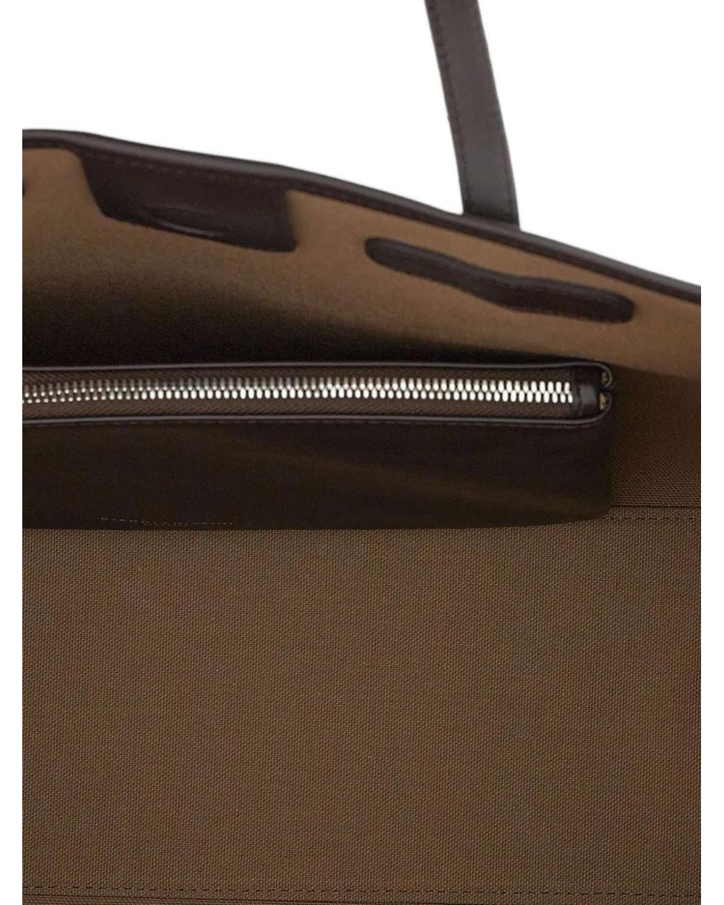 Gianni Chiarini Blue Marcella Leather-Trim Tote Bag