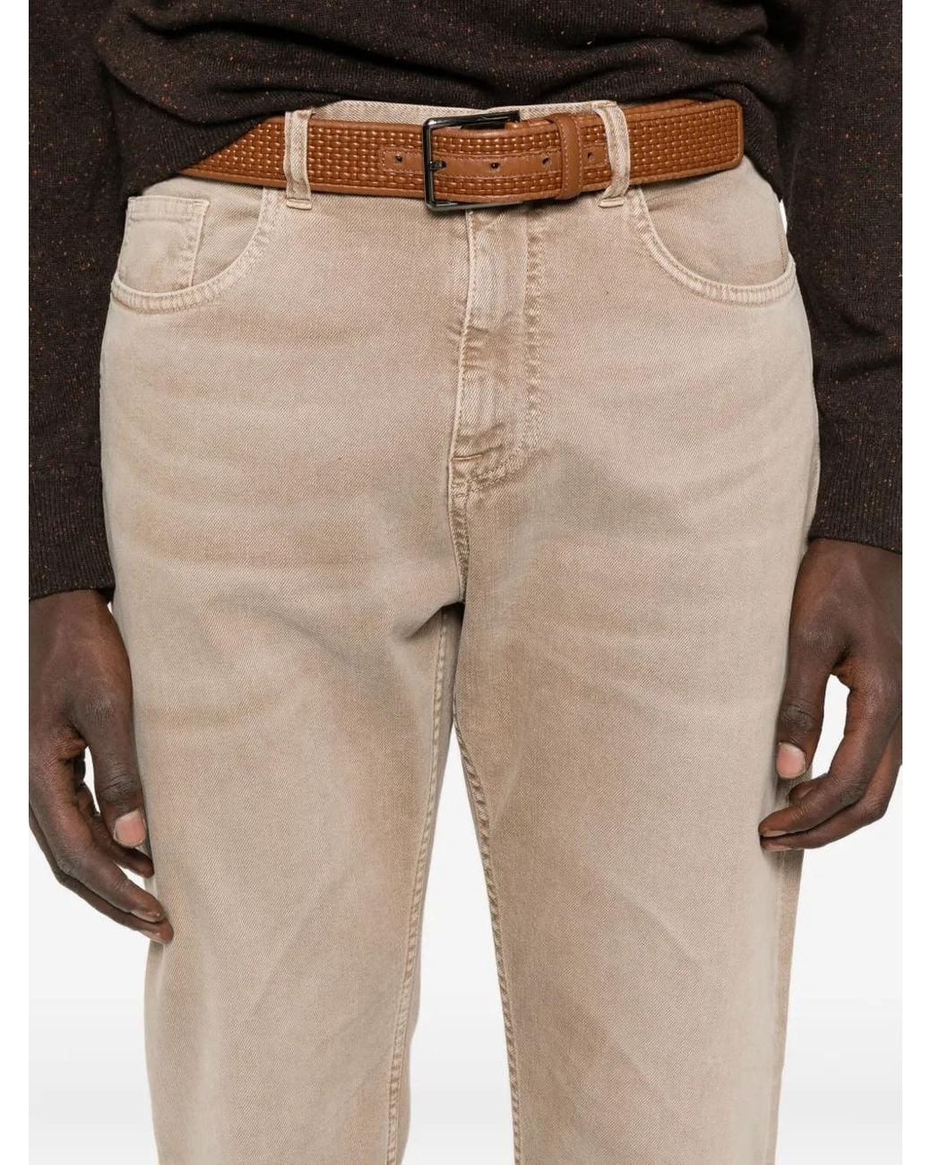 Eleventy Natural Five-Pockets Jeans for men