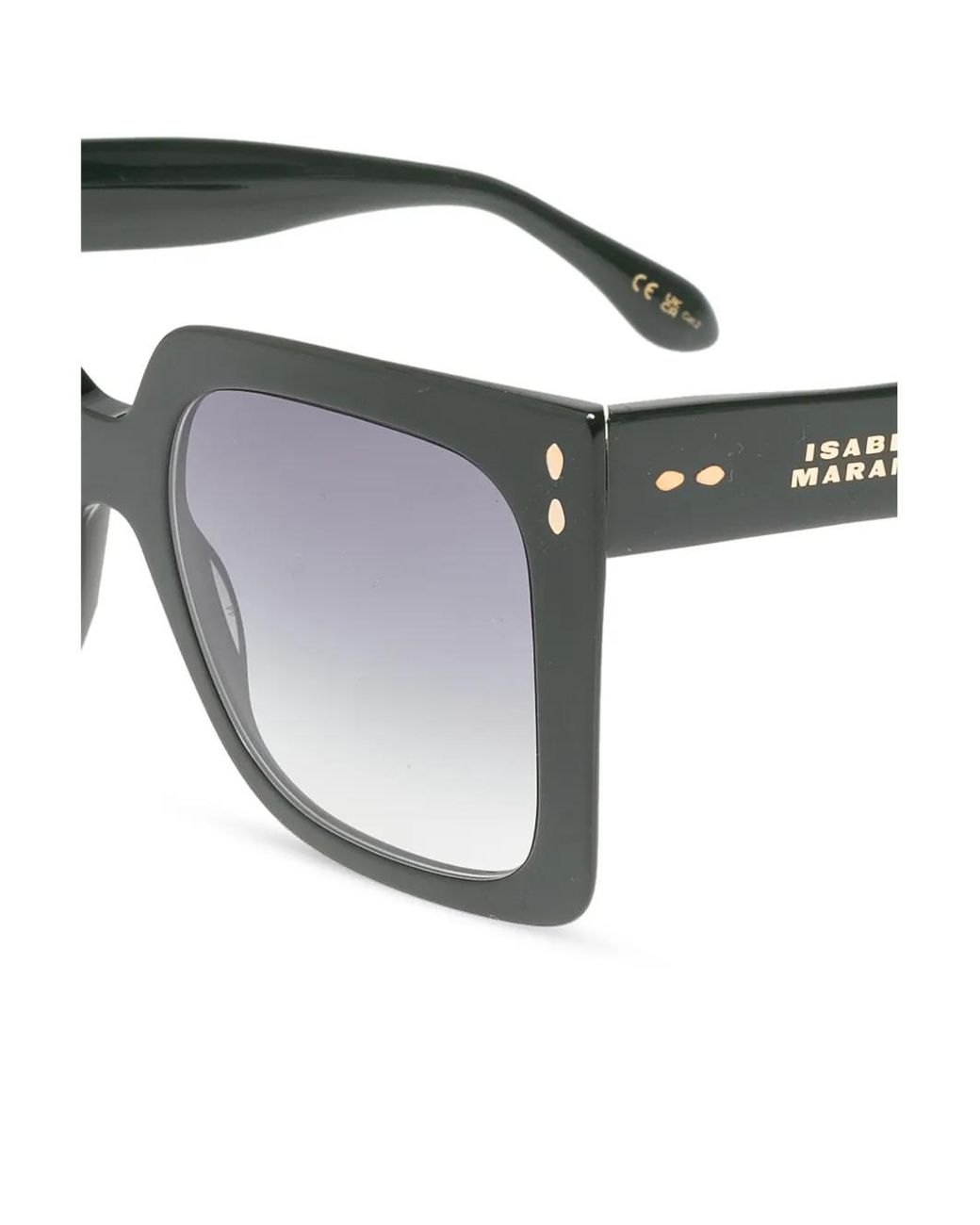 Isabel Marant Brown Square-Frame Sunglasses