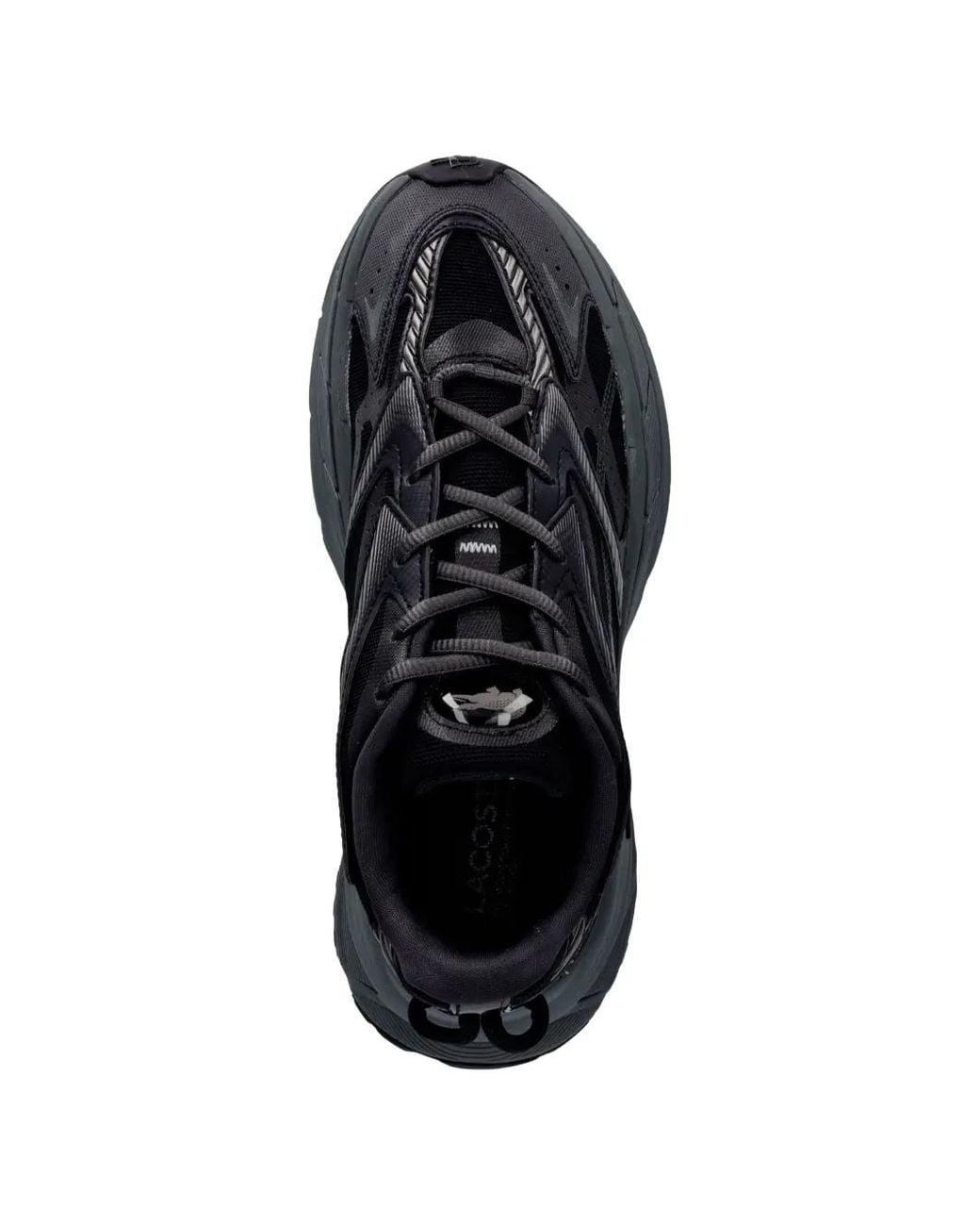 Lacoste Black L003 Neo Shot Utl Panelled Chunky Sneakers for men