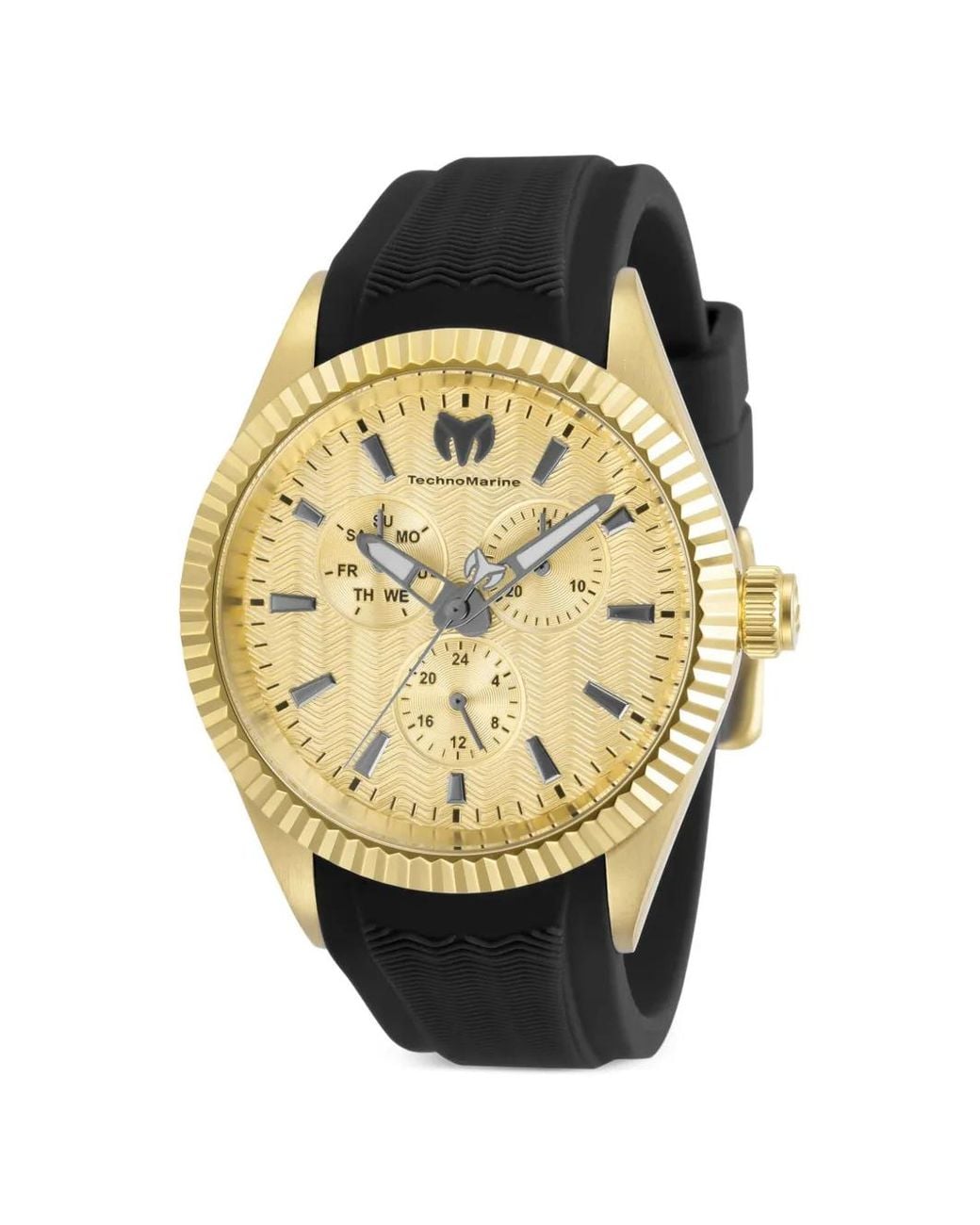 TechnoMarine Metallic Sea Dream Fluted Bezel 42Mm Watch for men