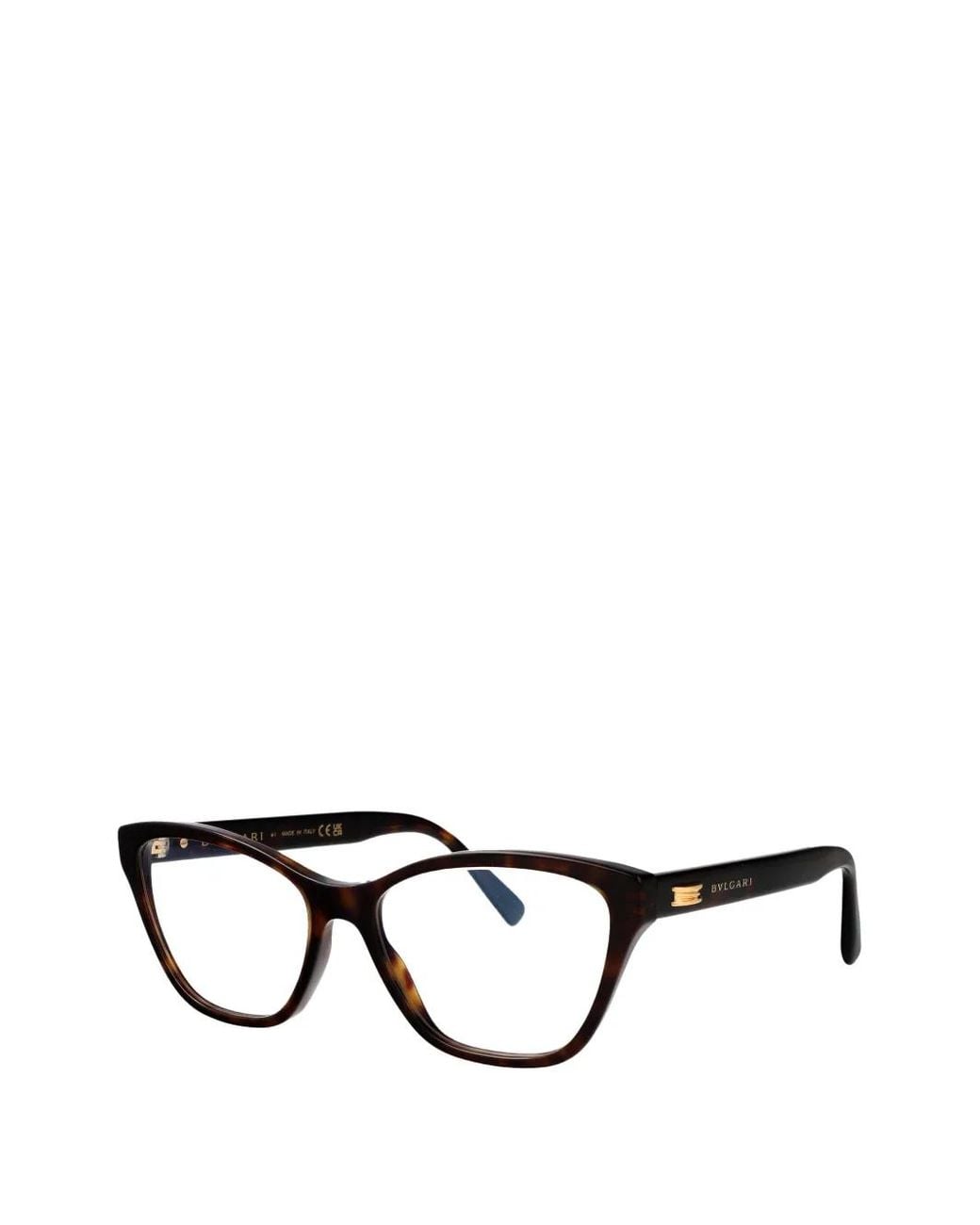 BVLGARI Black B.Zero1 Cat-Eye Glasses