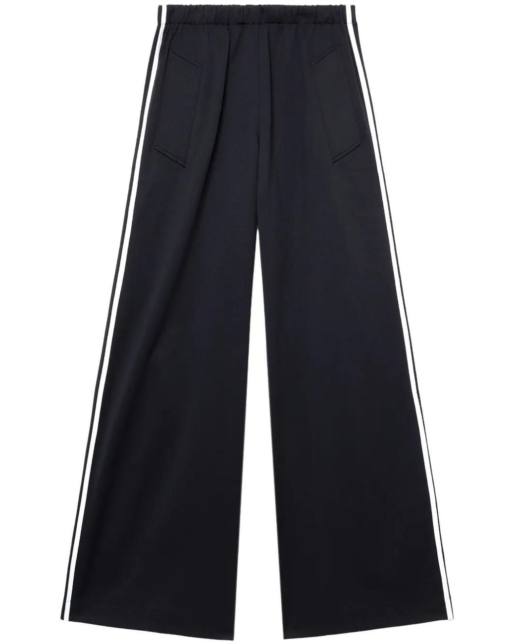 Egonlab Black Striped Cotton-Blend Track Pants for men
