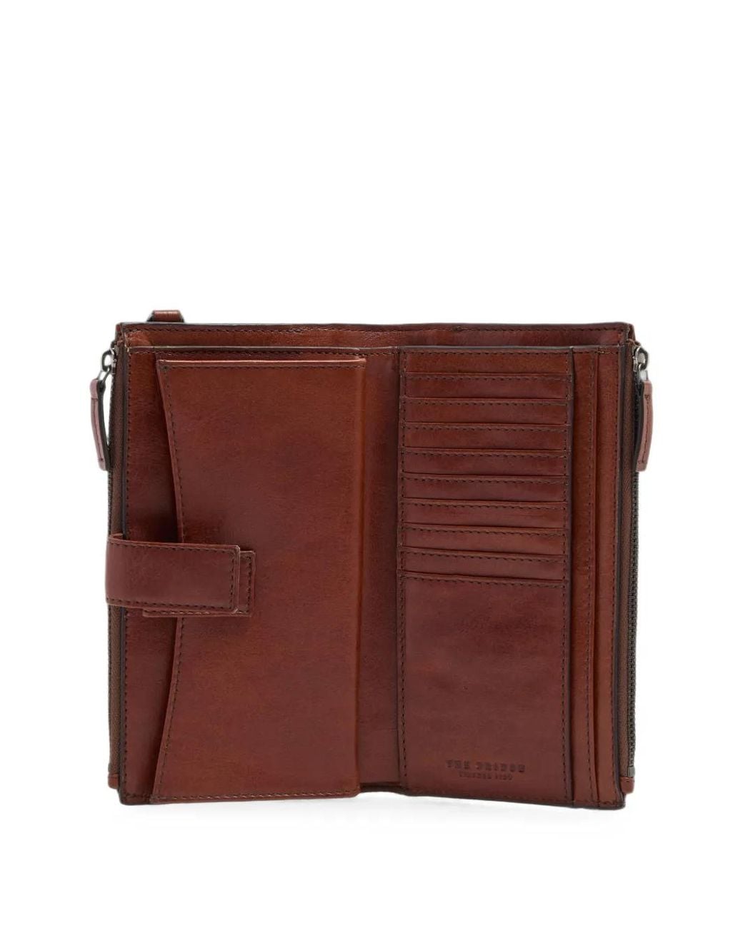 The Bridge Purple Portefeuille En Cuir À Compartiment Pour Smartphone for men