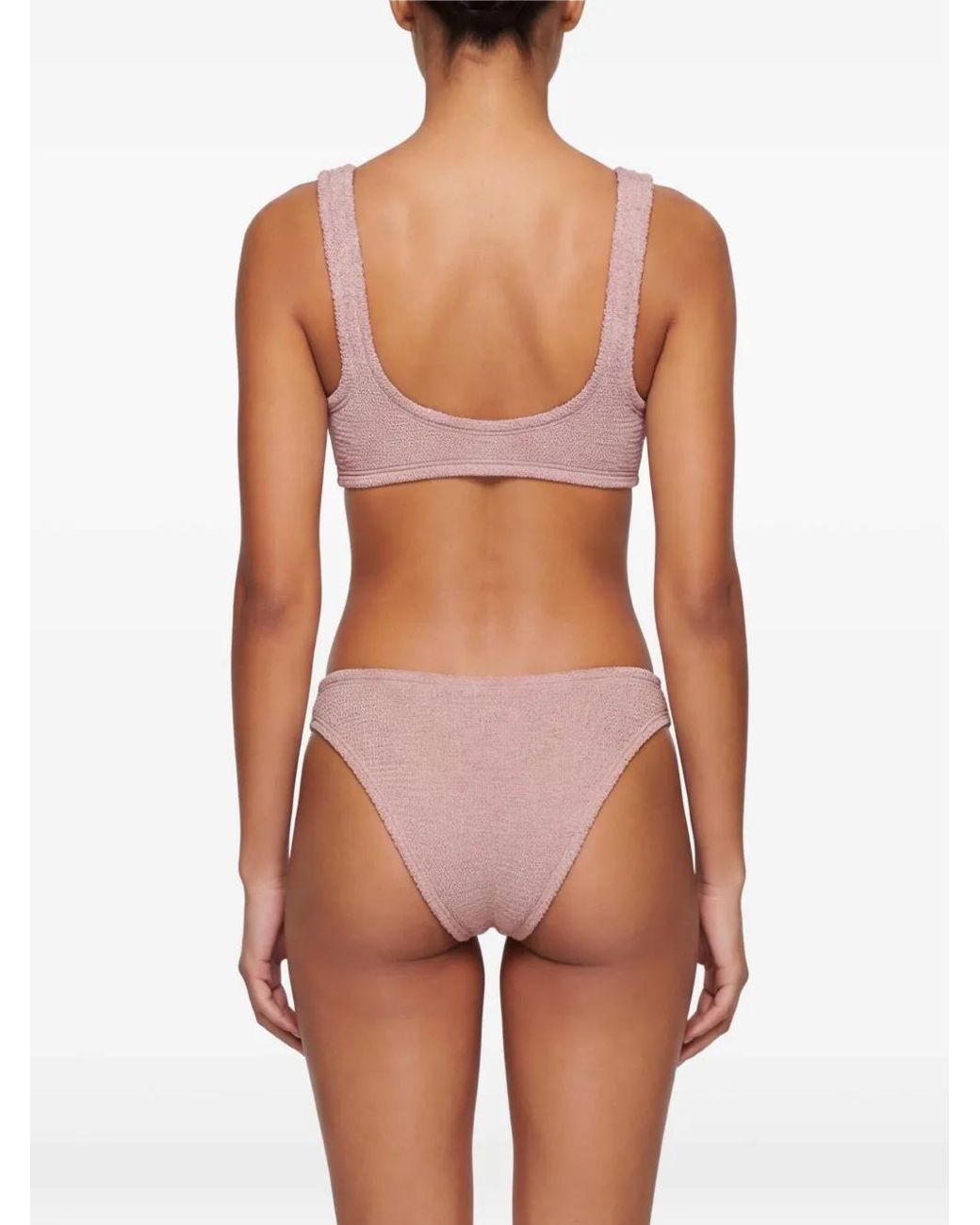 Paramidonna Seersucker Bikini in het Pink