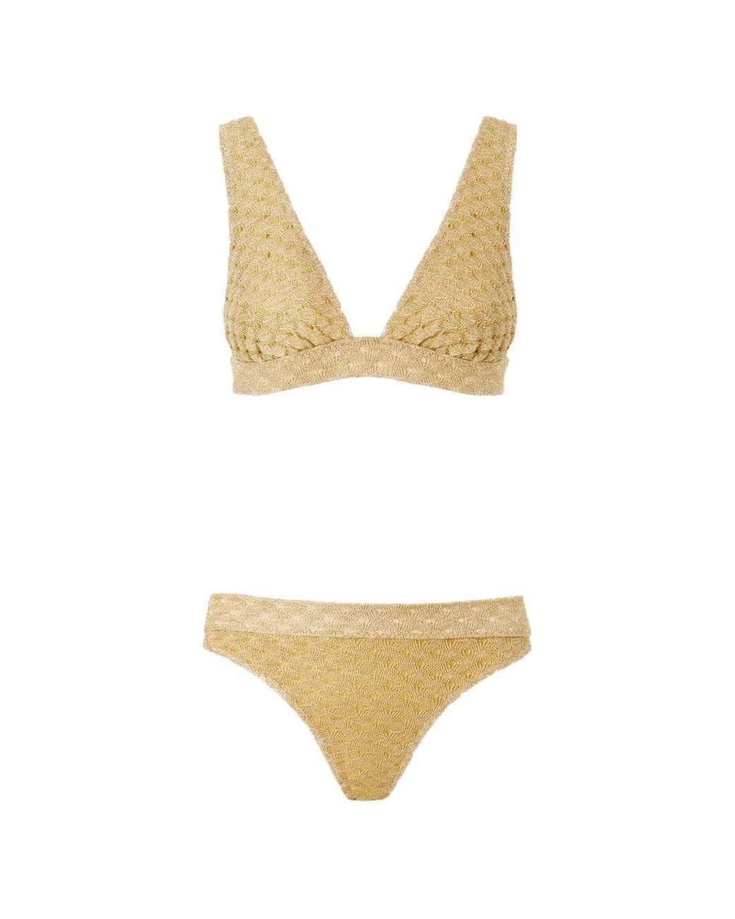 Missoni Metallic Textured Bikini Set