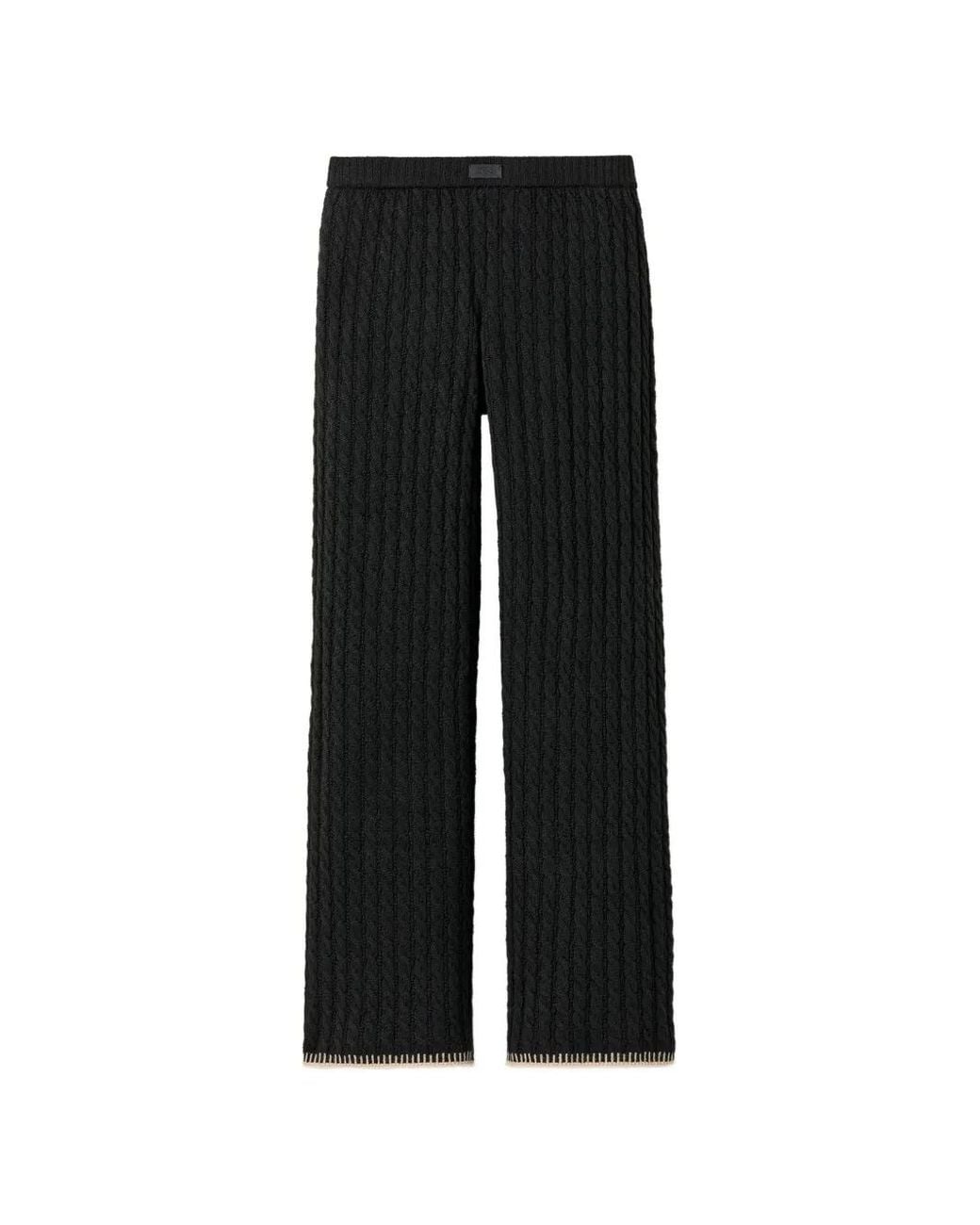 Ugg Black Rylynn Cable-Knit Trousers