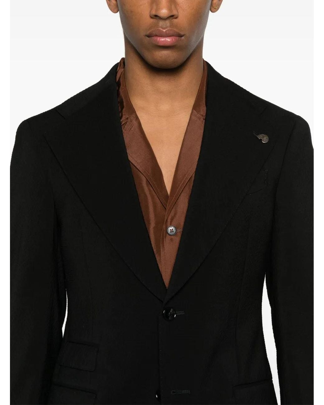 Traje Con Botones Gabriele Pasini de hombre de color Black