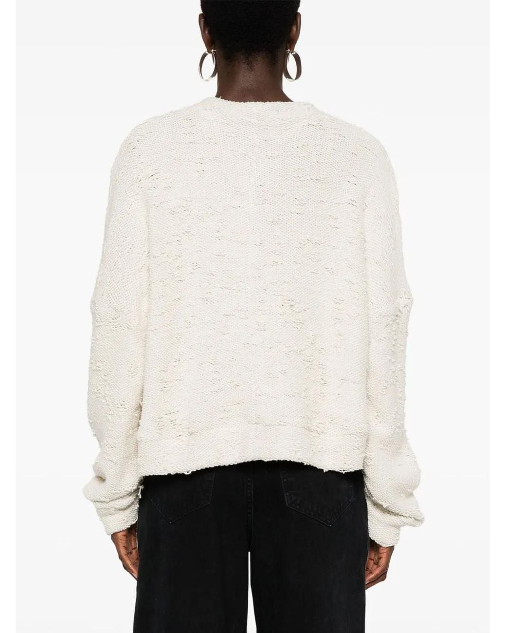 Ioana Ciolacu White Ring Sweater