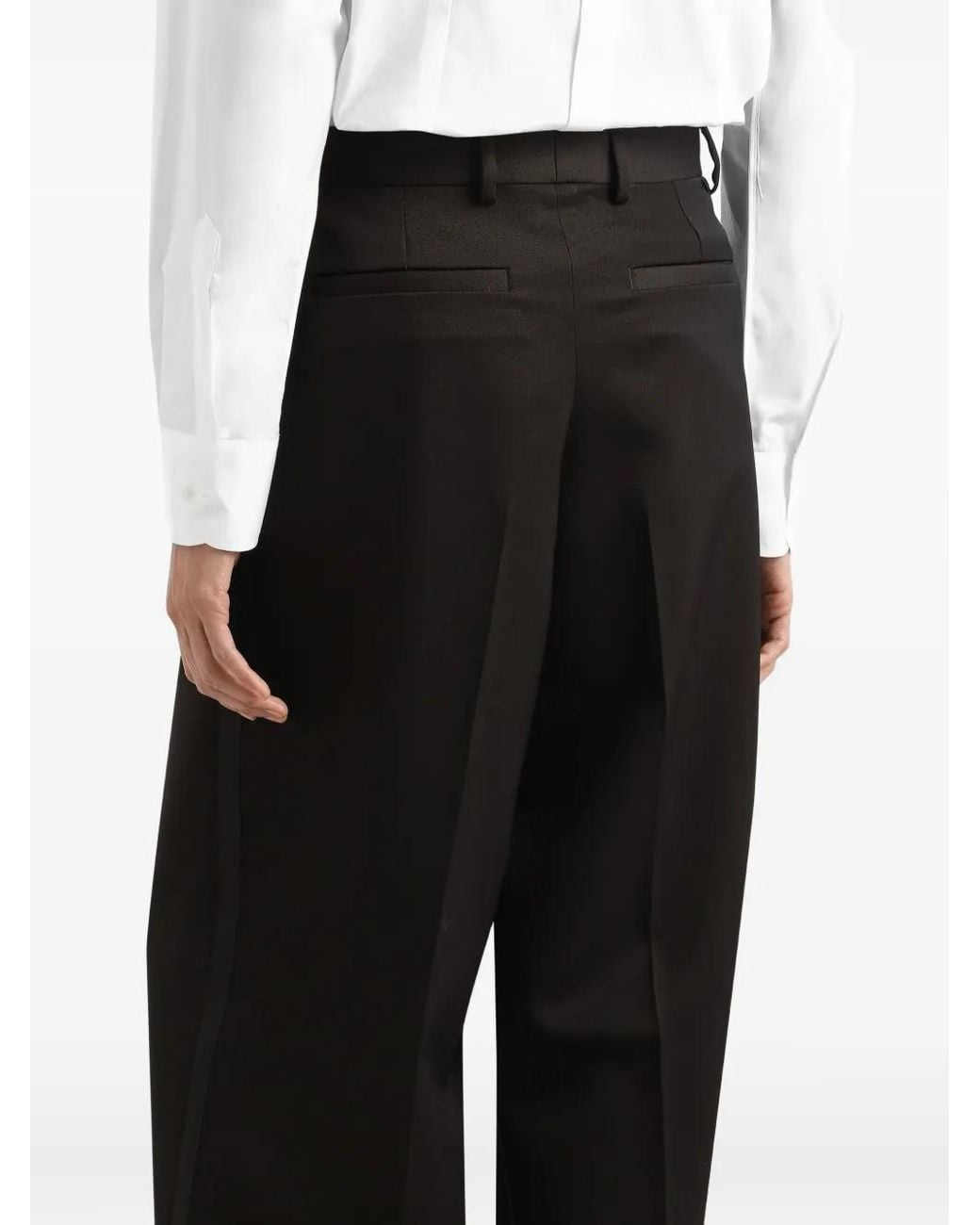 Dolce & Gabbana Black Dolce & Gabbana Tailored Trousers for men