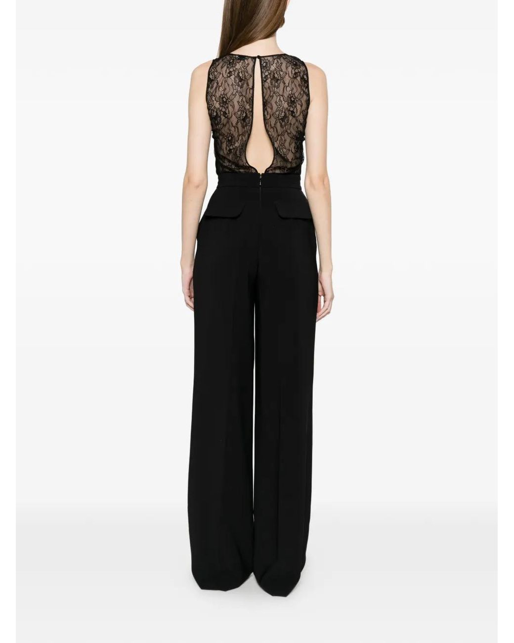 Elisabetta Franchi Black Jumpsuit