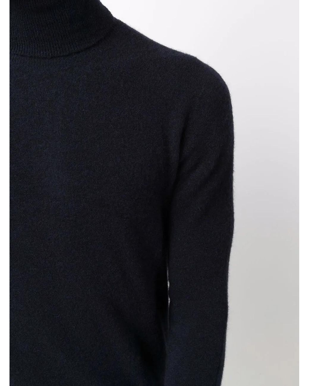 Roberto Collina Blue Roll-Neck Knitted Jumper for men
