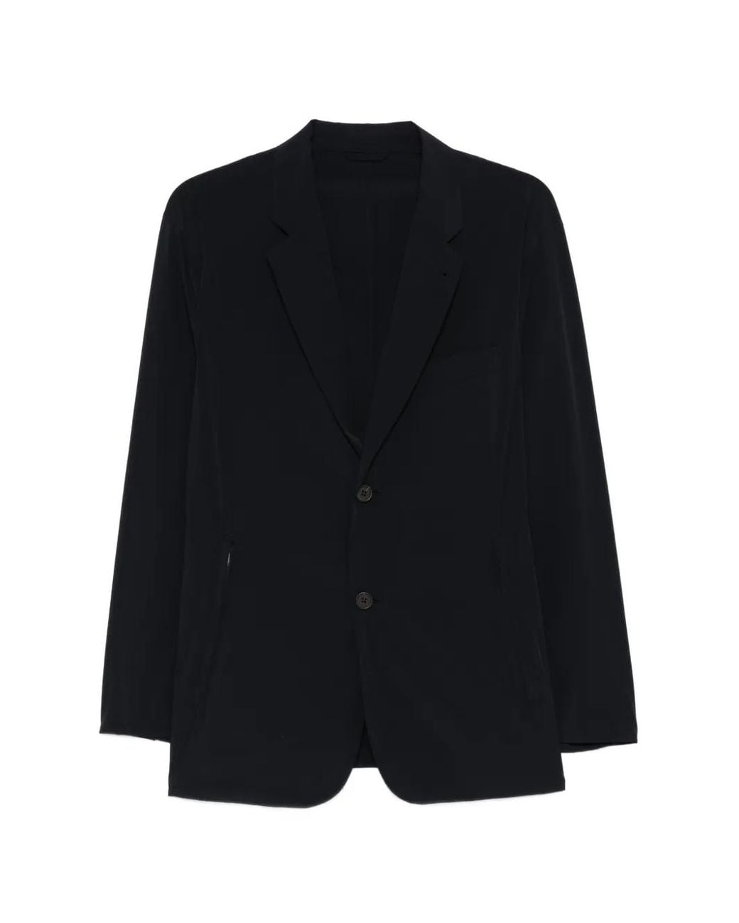 Emporio Armani Black Polyamide Blazer for men