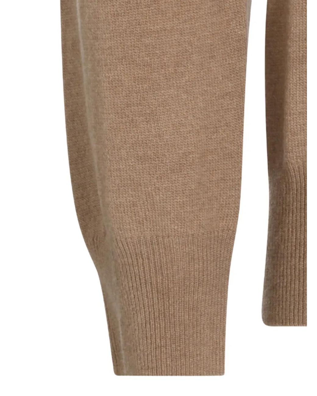 Altea Brown Pull En Laine À Col Polo for men