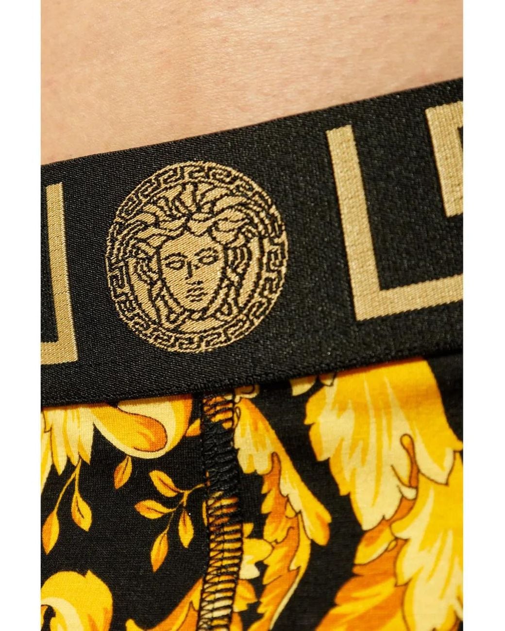 Bottoms Versace de hombre de color Yellow