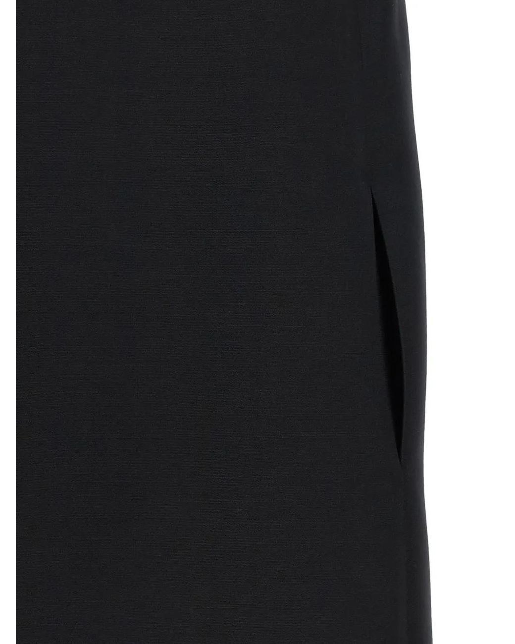 Valentino Garavani Black Lace-Trim Crystal-Embellished Mini Dress