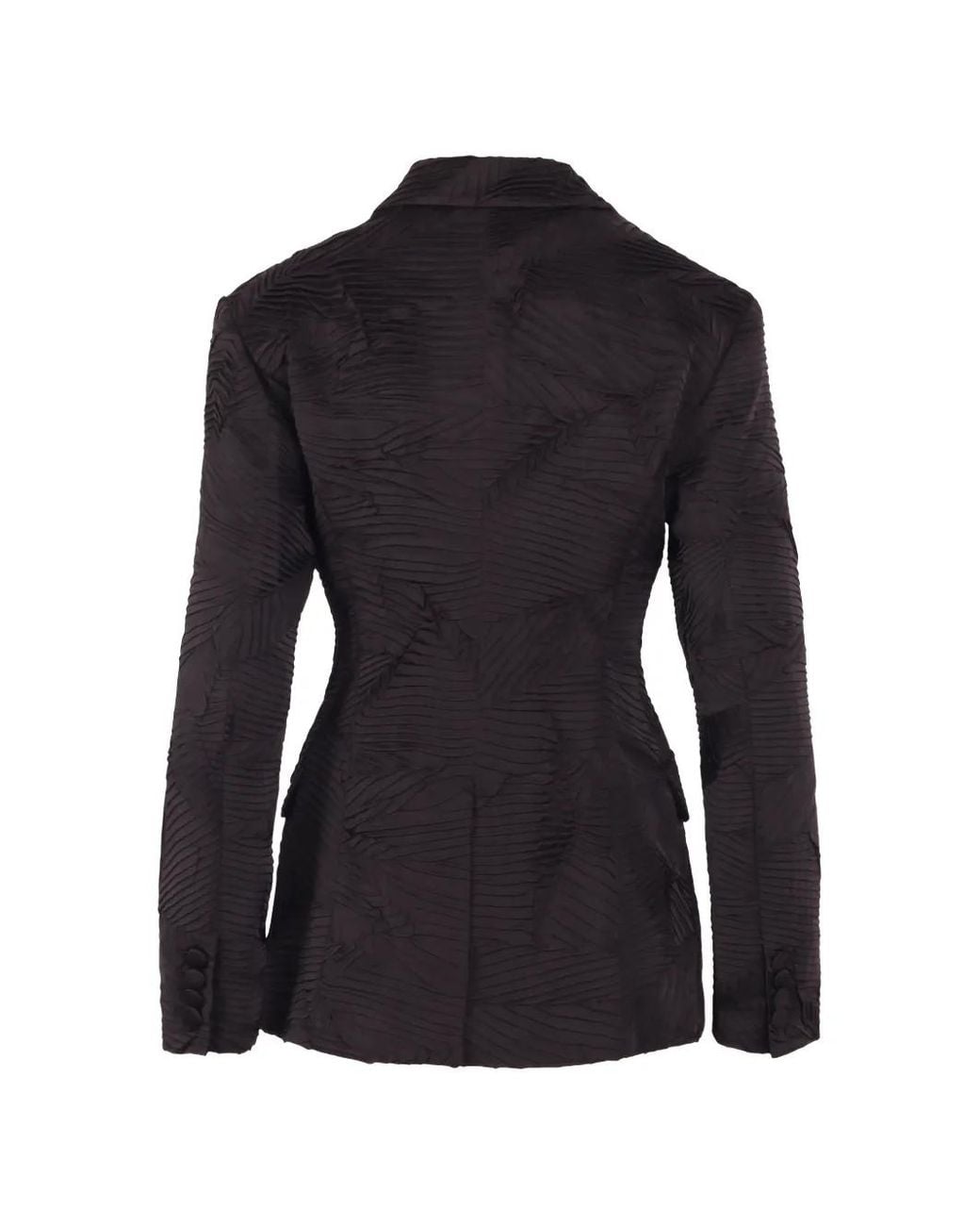 Ulla Johnson Black Dhemi Textured Single-Breasted Blazer