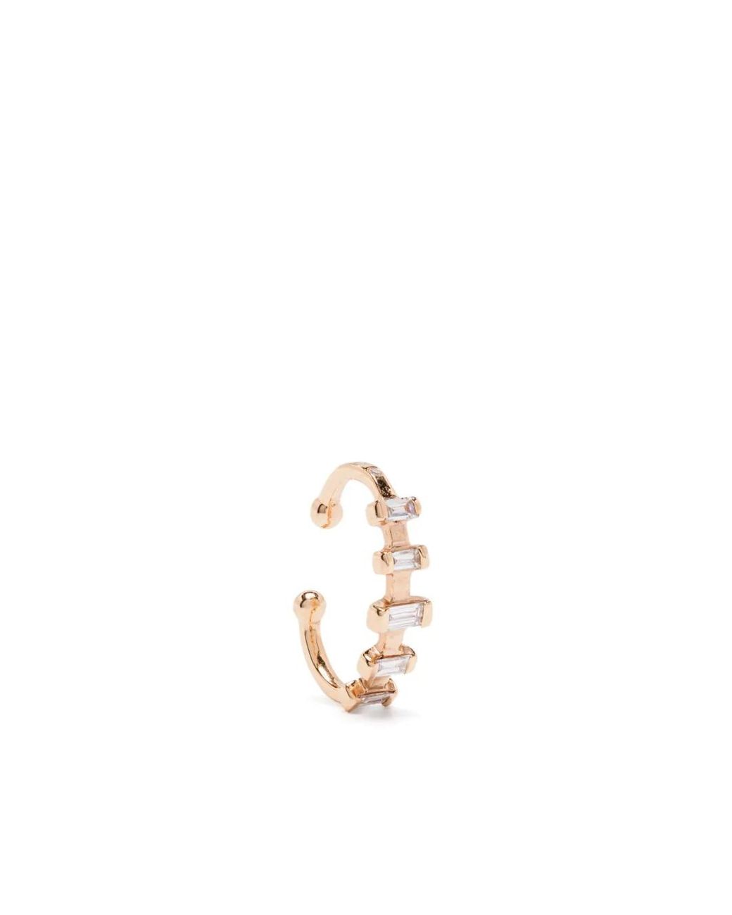 SHAY White 18K Rose Diamond Cuff Earring