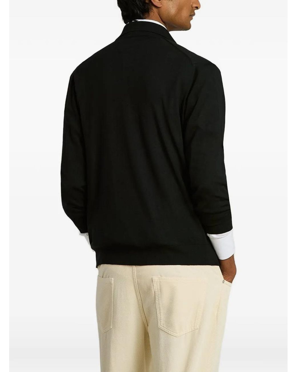 Polo di Kiton in Black da Uomo