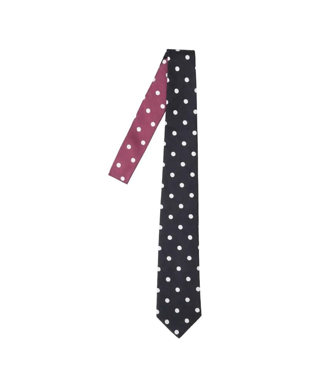 Paul Smith White Polka-Dot Silk Tie for men