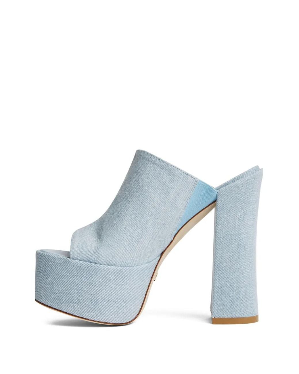 Stuart Weitzman Blue 145Mm Skyhight Heeled Sandals