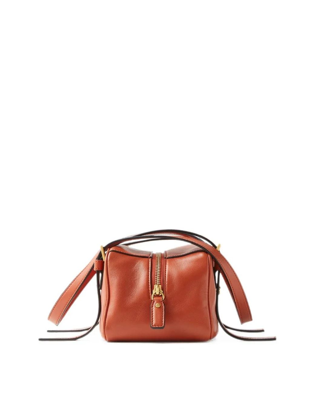 Versace Red Emblème Nappa Bowling Bag