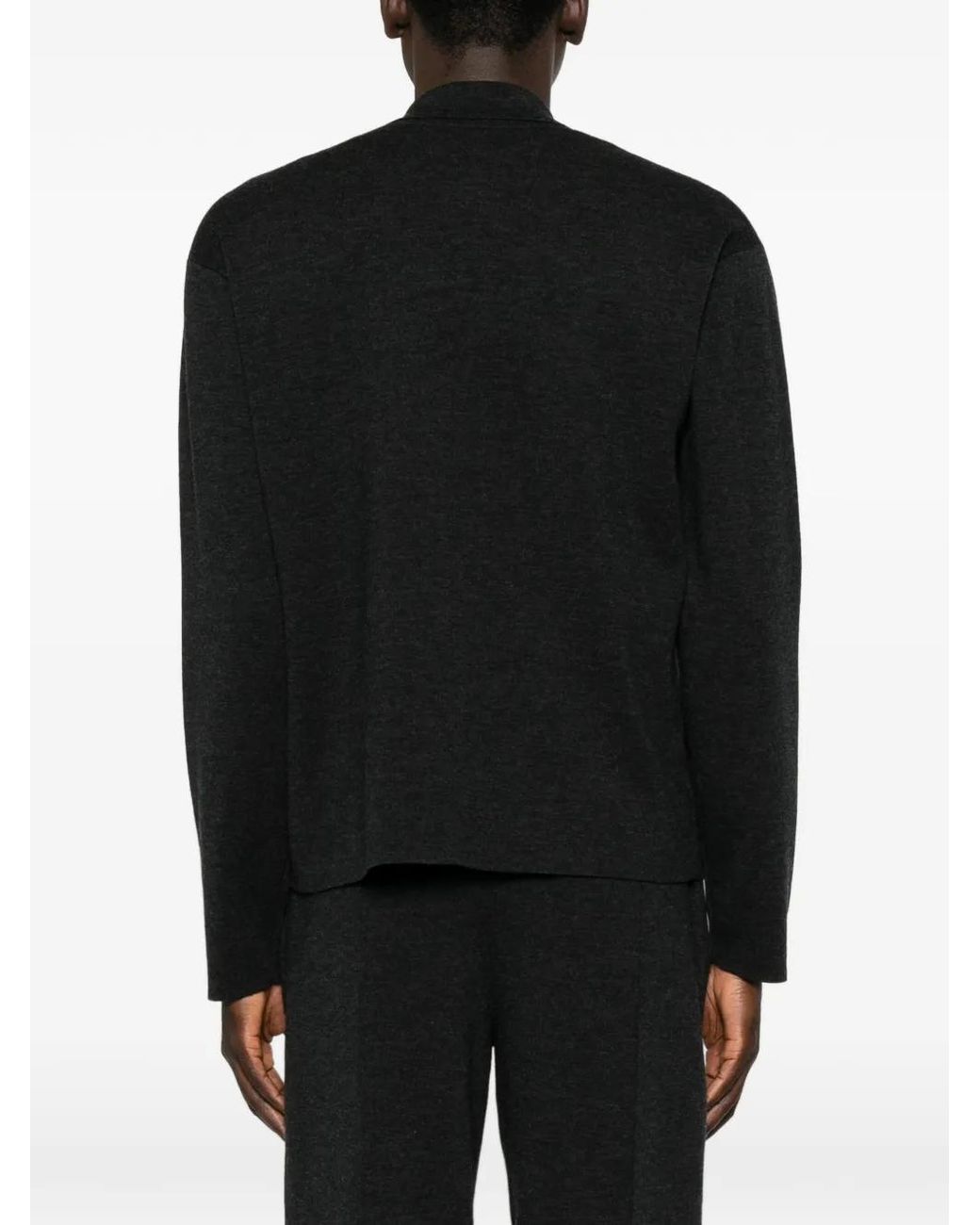 Bompard Black Milano Zip-Up Jacket for men