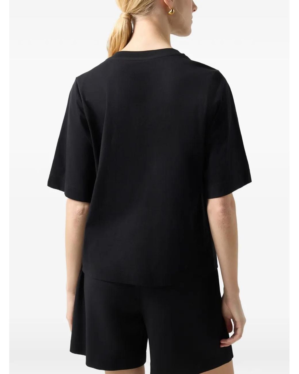 Bogner Black Dorothy Logo-Embroidered T-Shirt