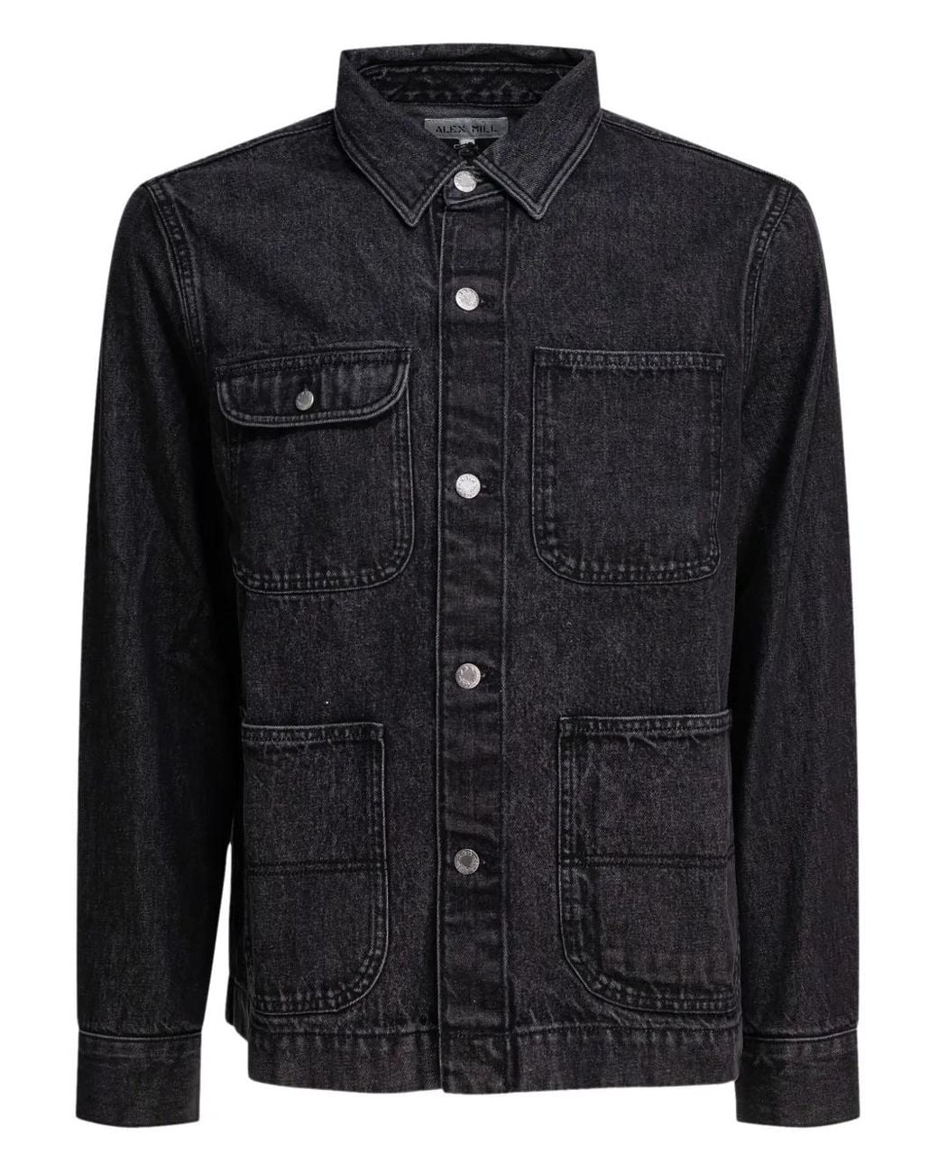 Chaqueta Con Botones Alex Mill de hombre de color Black