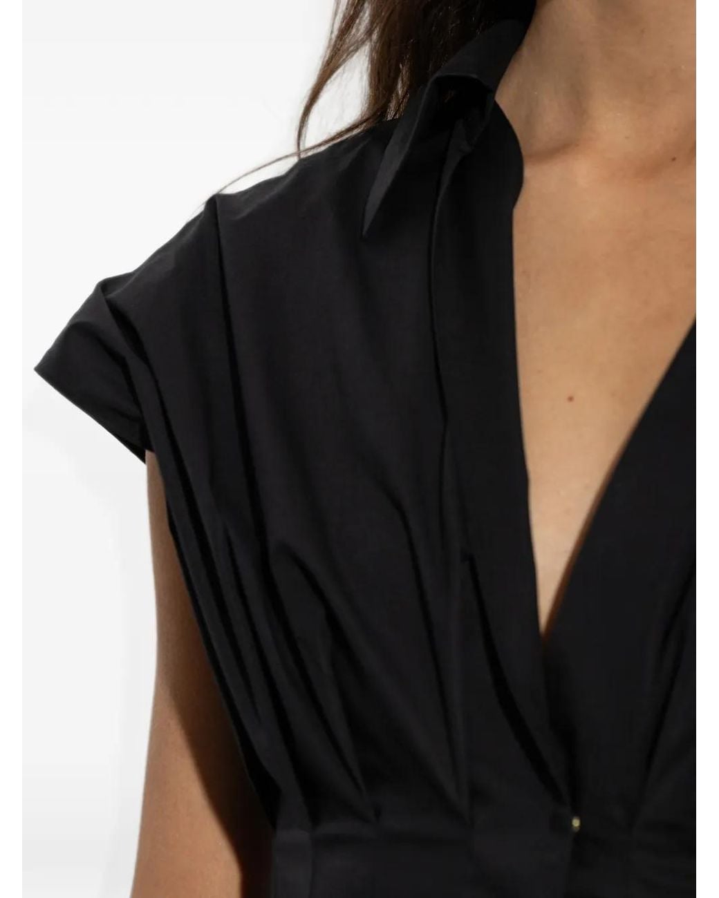 Cult Gaia Black Pixie Pleated Dress