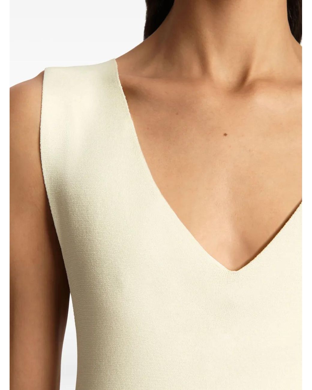 Khaite White Keran Dress
