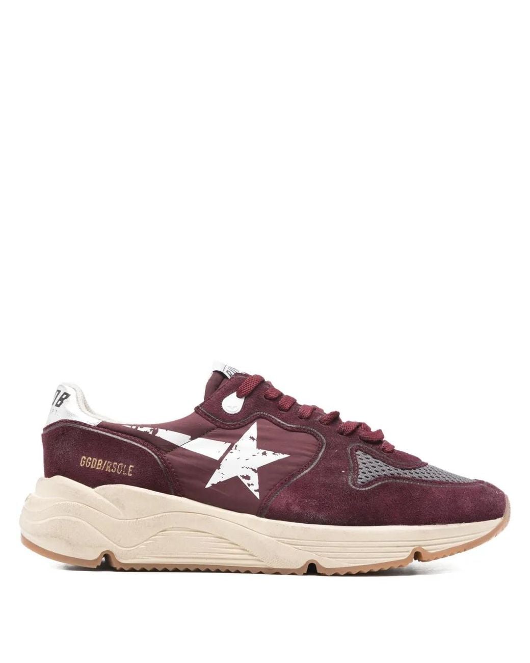 Golden Goose Deluxe Brand Purple Running Sole Sneakers for men
