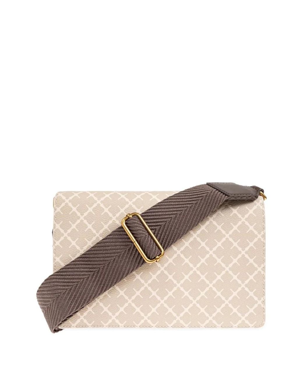 By Malene Birger Natural Loenna Monogrammed Shoulder Bag