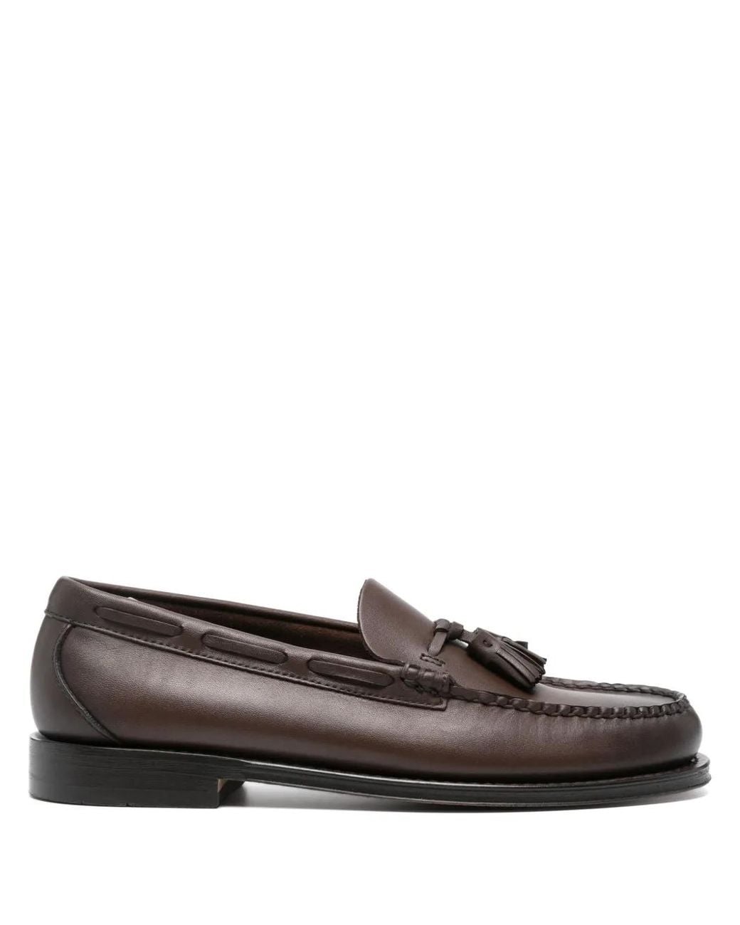 G.H.BASS Brown Weejuns Larkin Tassel Loafers for men